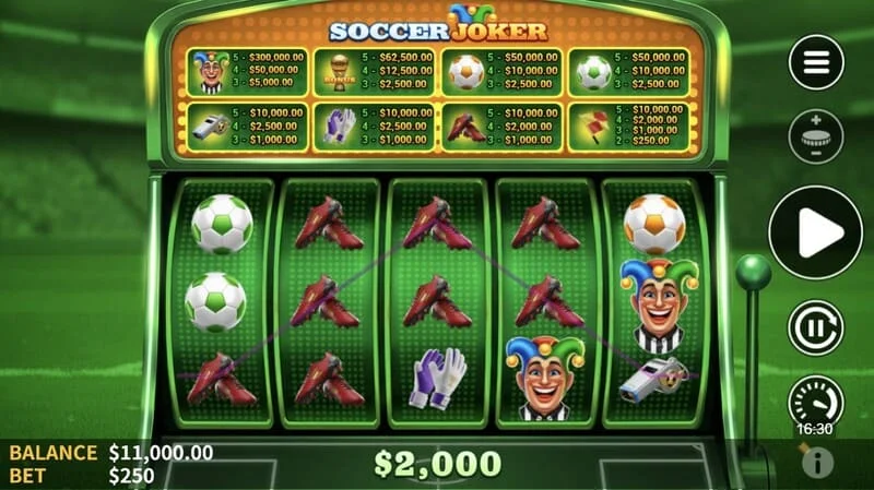 Soccer Joker - voittava yhdistelmä rullilla
